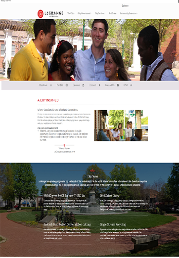 City of LaGrange, Georgia web capture - full page
